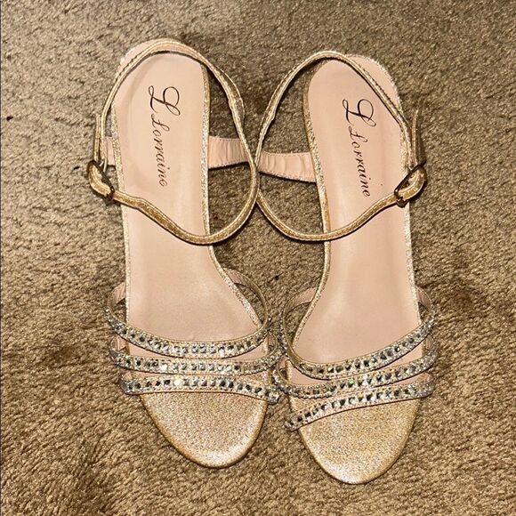 DREAM PAIRS Women's Open Toe Low Stilettos Heel Sandals Ankle Strap Dress Shoes - Picture 2 of 7